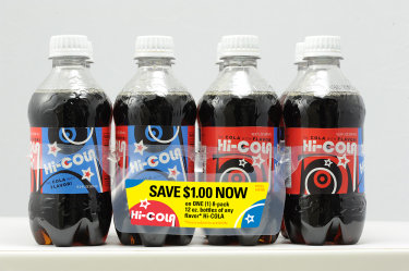 Hi-Cone Hi-Cola Photo Shoot with sample label